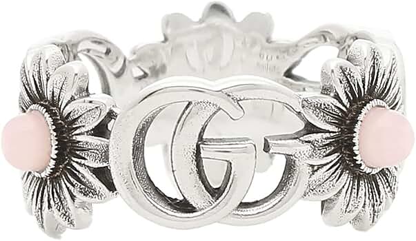 GUCCI フラワーモチーフ シルバーリング Amazon.co.jp: [グッチ] アクセサリー リング ダブルG フラワー 指輪